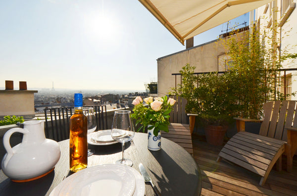 This Romantic apartment is located in what has recently become a very fashionabl Paris, France AMAZING TERRACE WITH EIFFEL TOWER VIEW Entire rental unit vacation rental 390984