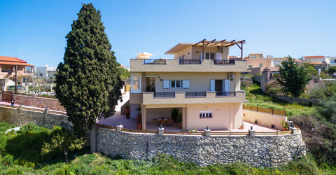 Anemeli villa is a beautiful impressive three storey villa (280 sqm) located in  Rethimnon, Greece Anemeli villa, Private & Kids pool, Local tavern Entire villa vacation rental 12413863