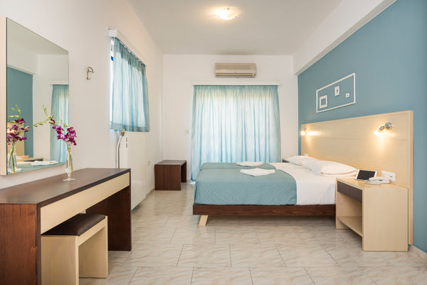 This studio is part of an apartment hotel, Esplanade Apartments. The story of th Chania, Greece Modern & spacious apt 10 min walk from beach +pool Room in aparthotel vacation rental 9426901