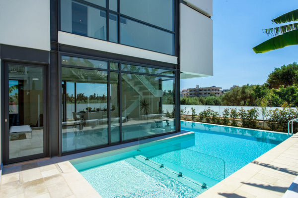 Villa L1 is a modern 4-bedroom Villa with a private pool, only 500 meters from t Chania, Greece Villa L1, 4 BD, private pool, 500m from sand! Entire villa vacation rental 34984758