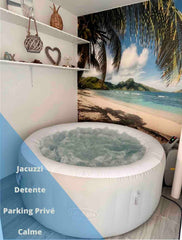 Spacieux appartement avec jacuzzi sur la terrasse au pied du tram.<br /><br />⭐️  Jacuzzi Terrasse Parking Au pied du tram Entire rental unit vacation rental 617178505536905965