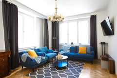 Delightful and very spacious apartment up for six guests features three private  Prague, Czechia Super Spacious / 3-Bedroom / Parking / Prague 1 Entire rental unit vacation rental 43734145