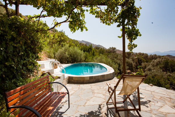 Idyllisch ruhig gelegenes  Haus mit Meerblick,  800 m zum Strand,  Pool,  4 Schl Spili, Greece Idyllisches Haus am Meer Südküste Kreta mit Pool Entire home vacation rental 5017925