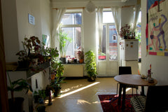 Enjoy your city trip in this bright and charming apartment! It's a typical worke Brussels, Belgium Bright apartment with sunny terrace Entire condo vacation rental 654788376023230871