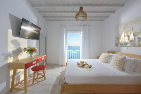 Mini suite is a romantic, well equipped 22m suite which offers breathtaking view Mikonos, Greece Mini suite by Amelie Suites Entire serviced apartment vacation rental 46034056