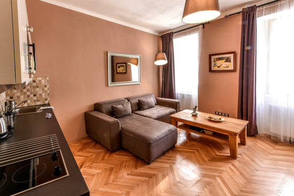 Welcome to my comfortable and roomy apartment - located right in a backstreet of Prague, Czechia Comfortable & Roomy 2 BDR Flat, close to Riverside Entire rental unit vacation rental 24343900