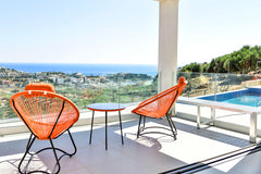 Villa Kallia is a unique sea view villa in Agia Pelagia, the east of the two det Chania, Greece Villa Kallia, 3 BD, 3 BA, private pool, sea views! Entire villa vacation rental 41544478