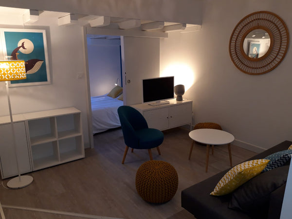 Rez-de-chaussée d'une maison du quartier des Docks, à 100mètres de la Saône, ave  Rez-de-chaussée maison + jardin Entire home vacation rental 778133616430528203