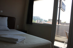 The only Hostel in Athens, where antiquity, modernity, comfort and value all mee GR Double with Acropolis View | Pella Inn Private room in hostel vacation rental 54251028