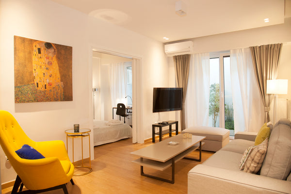Deluxe renovated 2bdr flat in Kolonaki, great location, super quiet on the 2nd f Athens, Greece HiEnd Renovated Kolonaki flat-TopLocation Entire rental unit vacation rental 19462504
