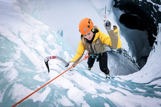 Ice Climbing Captured Professional Photos Included in Iceland  Private Tours and Travel Guide Atlantic Reykjavik CITY Skaftafell Destination Tour