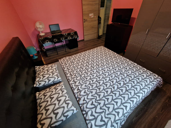 Furnished and renovated place. Your room is located in first floor.<br />The flo  1 Bed room with private kitchen and bathroom Private room in home vacation rental 596436610919303369