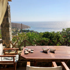 Traditional cycladic villa with a big balcony overlooking the Aegean Sea, locate Athens, Greece A&M villa serifos Cycladic home vacation rental 33132228