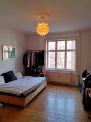 large room with a double bed in shared apartment with a balcony.<br /> the apart Frederiksberg, Denmark Central room near metro and parks Private room in condo vacation rental 42491120