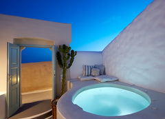 Experience the real side of Santorini by staying in this beautiful traditional c Neo Psychiko, Greece Deluxe Two Bedroom Villa with private Jacuzzi Entire villa vacation rental 32256936