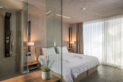 Our double room of 30sqm  is located in our building in Kalamaki, 5km outside th  ICARUS DOUBLE  ROOM Private room in serviced apartment vacation rental 6131535