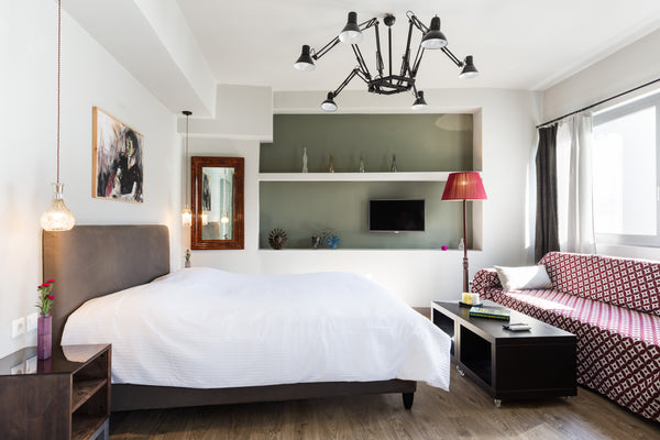 All new apartment 40m2 with antique decoration with spacious bathroom and shower Athens, Greece The 