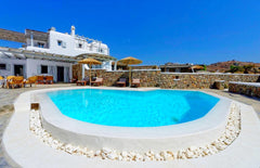 This beautiful property is located in the peaceful area of Kalafatis, in less th  Sea view villa with private pool mykonos Cycladic home vacation rental 32586170
