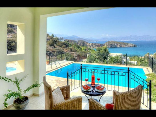 The beautiful villa with its breathtaking sea view is elevated above the bay of   Villa Ares with private pool and a spectacular seaview 150m from the beach Entire villa vacation rental 49748154