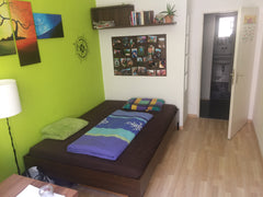Ein 11 m2 großes Zimmer mit 140cm-Bett steht in unserer WG zur Verfügung.<br />D Lasa, Italy WG-Zimmer nähe Gersthof Private room in rental unit vacation rental 26478814
