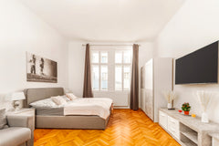 This bright apartment is a great option for a traveling group or a family of up   ⍟2 Bedroom near metro+Perfect for long term stay⍟ Entire rental unit vacation rental 53461528