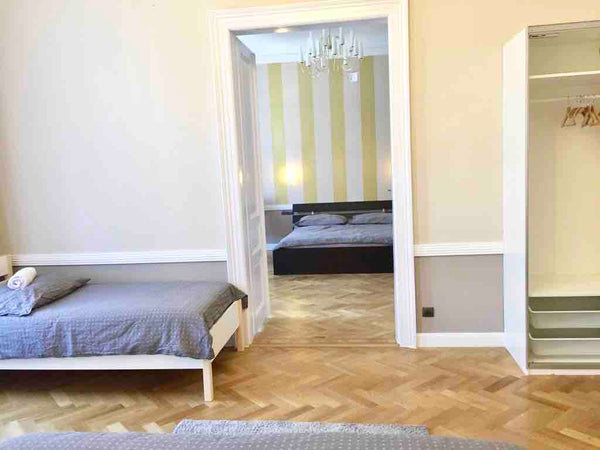 The newly refurbished apartment is fully air-conditioned consisting of 2 large s Prague, Czechia Spacious apartment near Dancing House Entire condo vacation rental 656412277723370850