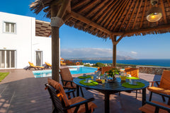The villa was built in 2009. Situated in an idyllic location in Kambia, municipa Chania, Greece Luxury villa overlooking canyon backgrounded by... Entire home vacation rental 17546941