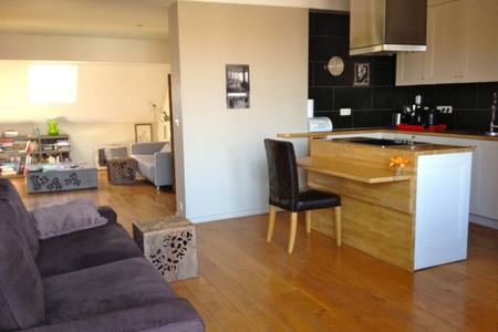 Beautiful one-bedroom loft, fully equipped open kitchen, large south-oriented te Brussels, Belgium LUX LOFT - LARGE TERRACE - TOP & QUIET LOCATION Entire loft vacation rental 31868776