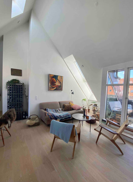 Nyd en stilfuld oplevelse i denne lækre og lyse lejlighed med højt til loftet på  Penthouse på Østerbro Entire condo vacation rental 51996815