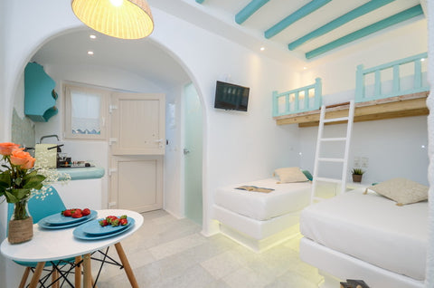 ON THE BEACH, Apartment for 4 or 5 persons on Agia Anna beach. New renovated apa Naxos, Greece Naxian Breeze, Family Apartment on the beach! Entire serviced apartment vacation rental 17508487