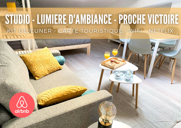 Durant votre séjour, votre confort est notre priorité!<br /><br />- Entrée auton Bordeaux, France Cours de l'Yser - Studio Jeu de Lumière - Victoire Entire rental unit vacation rental 741493107490650279