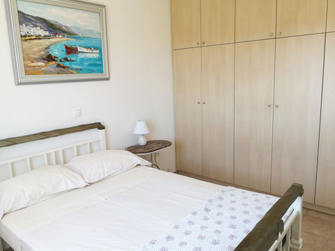 The apartment is located in a calm area with unlimited view between Golden Beach Greece Paros Iliahtides Apartments near Golden Beach Entire rental unit vacation rental 45778888