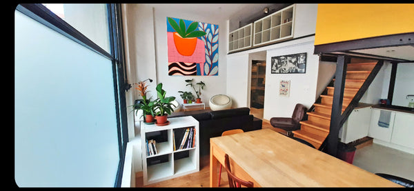Très bel appartement de 85m2 de style industriel entièrement refait à neuf et po Lyon, France Beau Duplex type industriel au cœur de Lyon Entire loft vacation rental 47583419