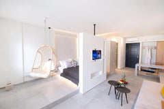 Brand new design suites with outdoor private hydromassage. Spacious, minimal wit Thera, Greece George&Joanna Suites with outdoor private Hot Tub Entire serviced apartment vacation rental 36985498