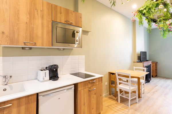 This apartment will charm you by its cosy side: current decoration and very well Lyon, France Dify Jungle - Jean Macé Entire rental unit vacation rental 696980560523897262