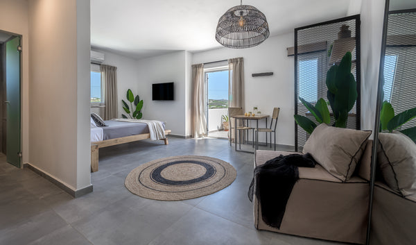 Magma Milos Studio III can accommodate up to 3 guests in a cozy environment with Plaka, Greece Magma Milos Studio III Entire rental unit vacation rental 44009372