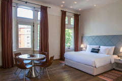 The comfort of a home with hotel standards. This 40 SqM room features a king-siz Ghent, Belgium House of Trade - Suite for 3 with 2 balconies Entire serviced apartment vacation rental 19613603