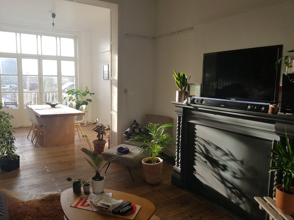 This 90 square feet apartment is situated on the 3d floor and has 1 bedroom with Brussels, Belgium Large apartment with terrace in calm neighbourhood Entire rental unit vacation rental 21846934