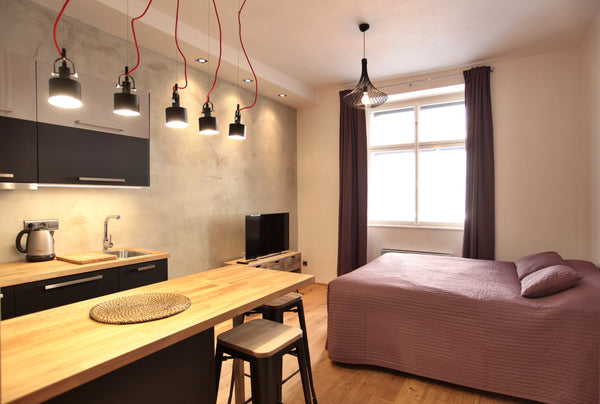 Feel right at home! Charming  studio on the 1th floor of a traditional & high st Prague, Czechia Modern and fully equiped studio Entire rental unit vacation rental 17803849