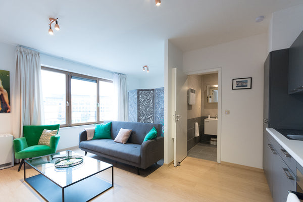 Luxury studio apartment in the heart of Brussels with a beautiful canal view, pe Brussels, Belgium Luxury Water-View Studio in the heart of Brussels Entire rental unit vacation rental 22597729