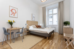 We would love to welcome you to our brand new tastefully furnished apartment, wh  Charming cozy studio right in the center Entire rental unit vacation rental 53878993