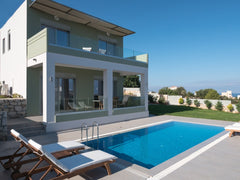 The Holiday Villa  is located in a fenced area offering absolute privacy and pea Chania, Greece New Modern Villa with Private Pool in Chania Entire villa vacation rental 564252857155760915