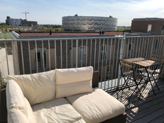 New 4-storey townhouse with rooftop terrace.<br /><br />Close to Ørestad metro/t Copenhagen, Denmark Charming townhouse with a sunny rooftop terrace Entire townhouse vacation rental 22896573