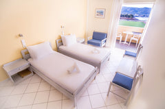 Private twin room with private bathroom and balcony for rent, located 0 metres f Kissamos, Greece Privileged Double room in Galini Beach Hotel Private room in bed and breakfast vacation rental 12787556