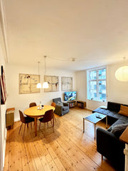 Cozy three rooms apartment at in a peaceful area in Copenhagen. Five minute walk  Lovely bright apartment at Østerbro Entire condo vacation rental 667877908027904375