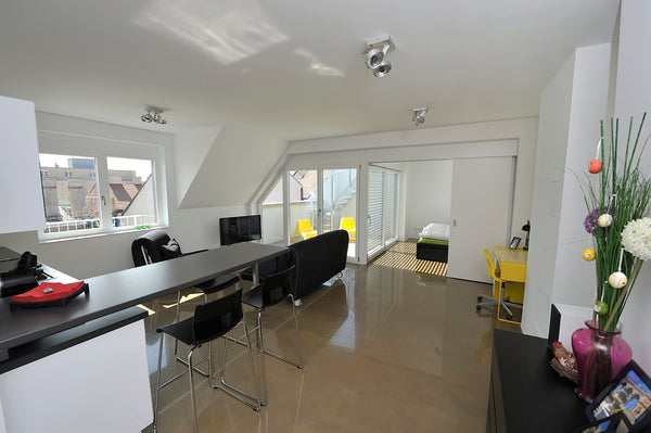 This new, modern, 55 square meter penthouse loft with 2 outdoor terraces, built  Vienna, Austria Penthouse Loft with roof terraces Entire rental unit vacation rental 2819681