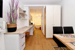 The cozy studio apartment is the optimal starting point to explore the city. <br  NEW WORK and TRAVEL STUDIO Entire rental unit vacation rental 45984252