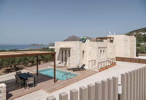Brand new luxury Villa consisting of 2 airy double bedrooms. This villa is desig Chania, Greece Melissa 2, brand new villa close to the beach Entire villa vacation rental 49849139