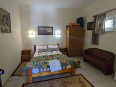 One bedroom holiday home in the seaside village of Stalos in Chania, Crete. A sh Chania, Greece Modern 1-bed with BBQ and Roof Garden near Beach Entire home vacation rental 35414322