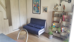 Tiny, cozy and quiet flat, all confort, small kitchen, mezzanine (bed 120cm) and Paris, France Cozy and quiet flat, 10 min from "Gare du Nord" Entire rental unit vacation rental 5751519